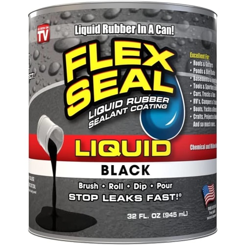 Flex Seal Caucho Líquido, Negro, 32oz